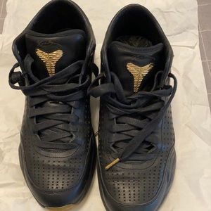 Nike leather black/gold/tan